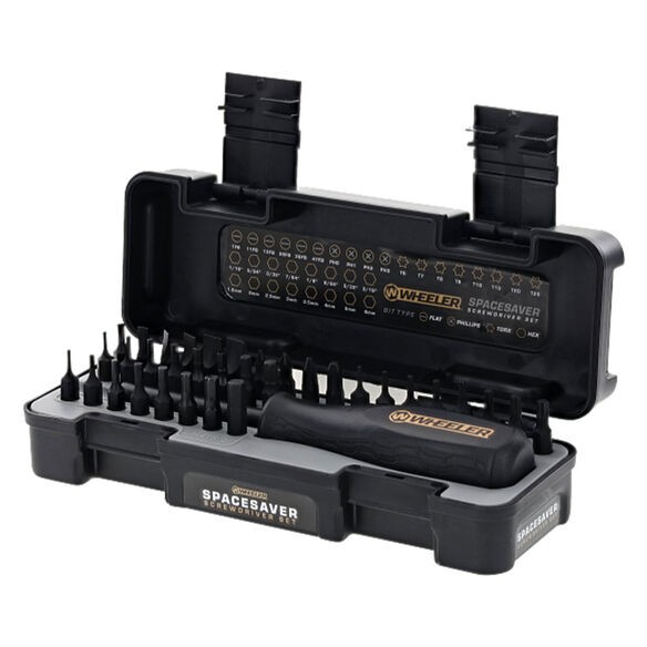 Wheeler 36 Piece Spacesaver Screwdriver Set