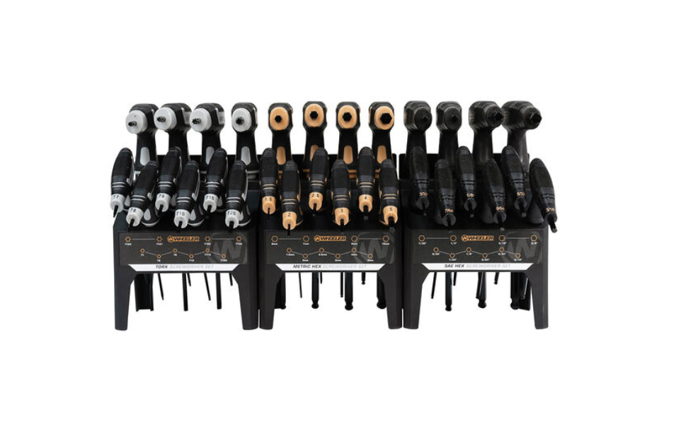 Wheeler 30pc P-Handle Driver Set – Metric, SAE & Torx T-Handle Workshop Kit