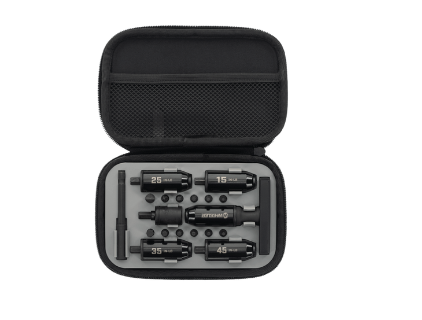 Wheeler FAT Stix Torque Wrench Set – Adjustable Torque Drivers for Scope Mounting