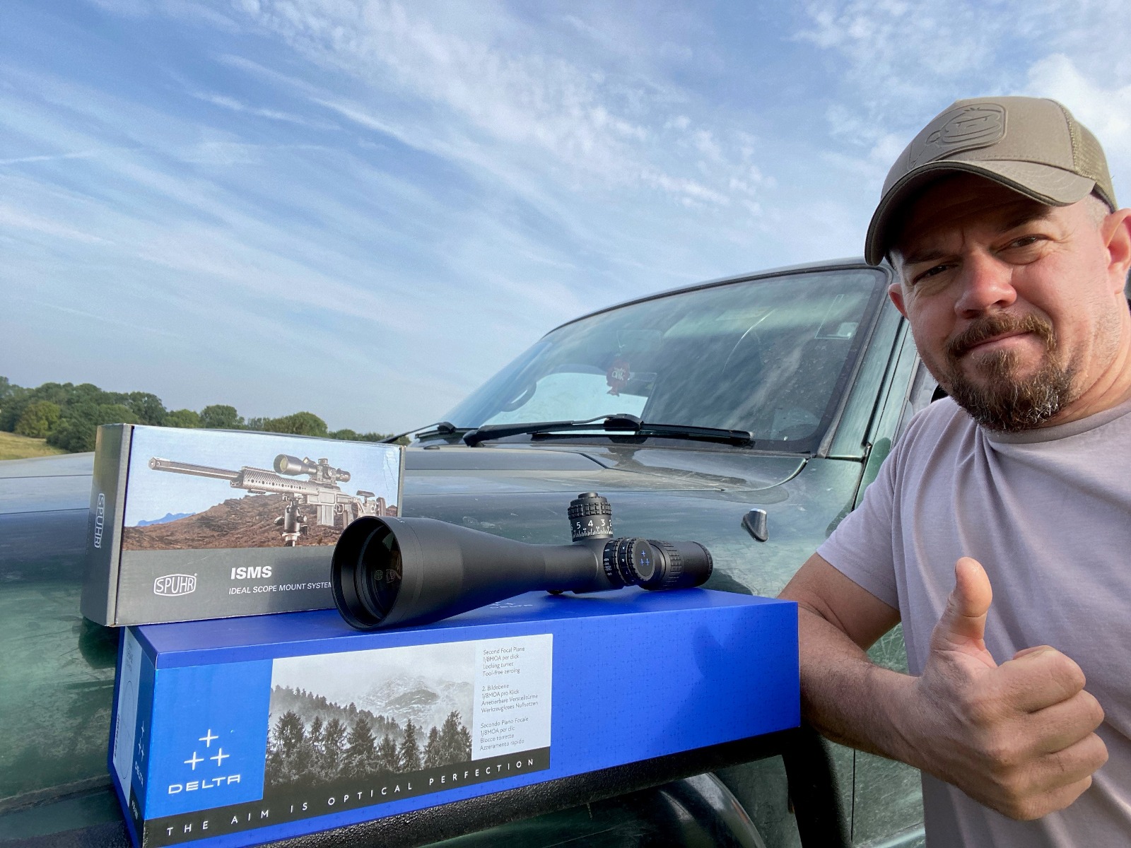 Delta Stryker Rifle Scope & Spuhr ISMS Mount 