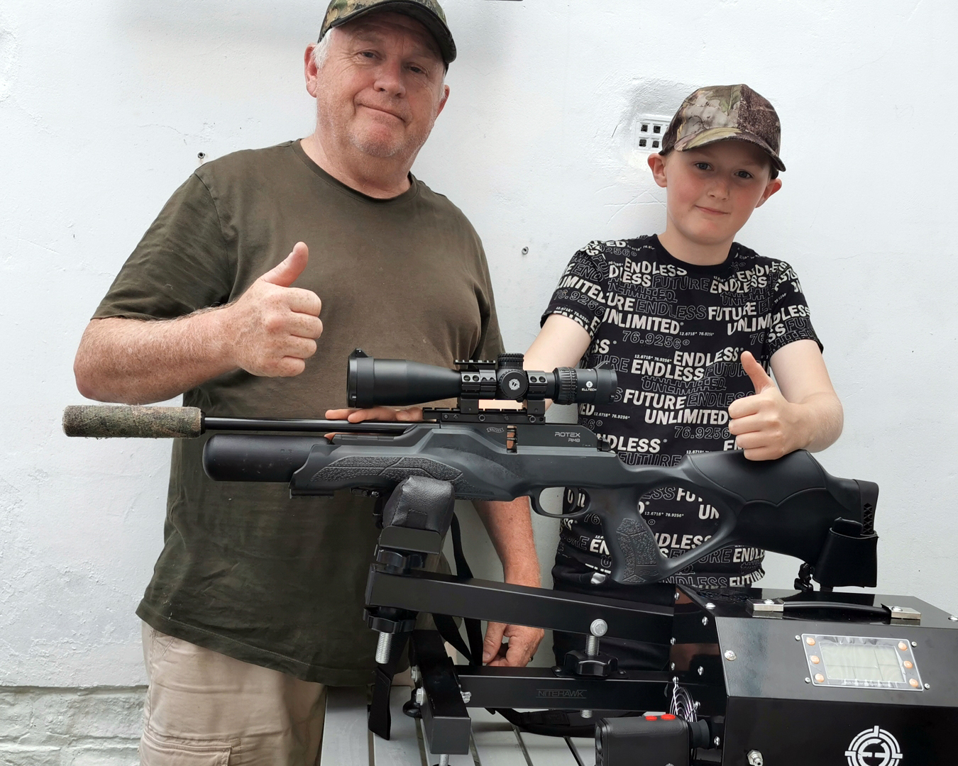 ELLTECH UCS RIFLE SCOPE, LASER RANGEFINDER & COMPRESSOR