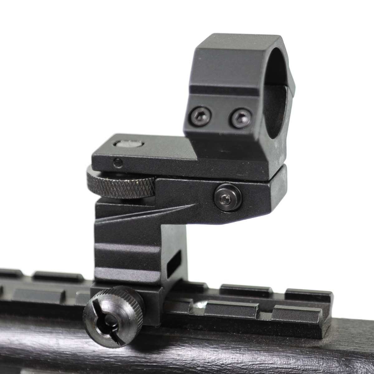 WULF 1" Low Profile Picatinny Adjustable Flashlight Rifle Scope Mount