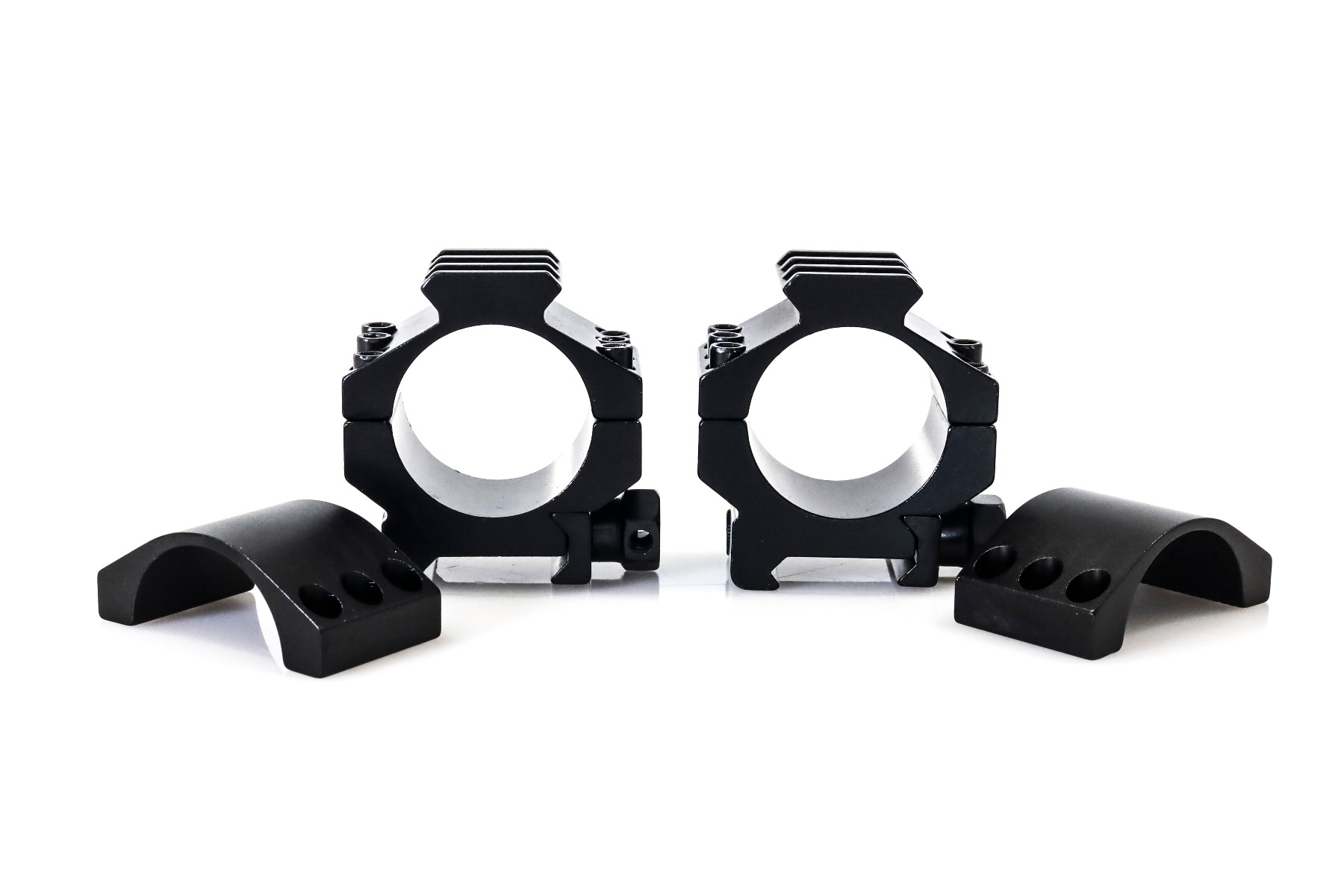 WULF 30mm / 1 inch Tactical Rings with Ring Caps