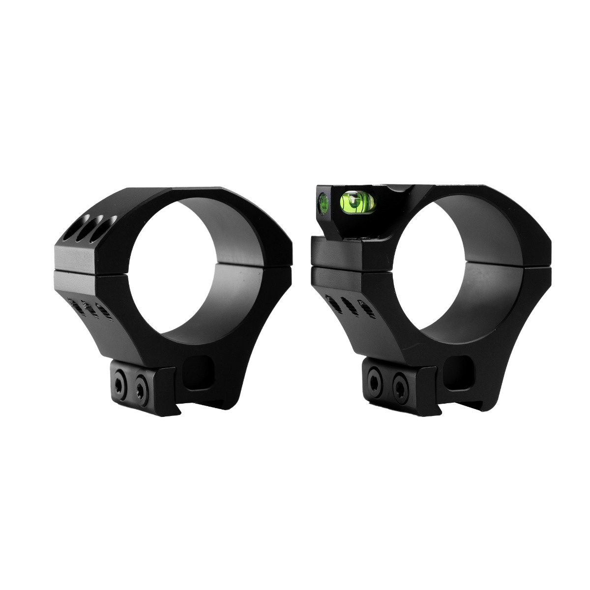 WULF Tactical Rings with Bubble Level - 9/11mm - 34mm Tube - Med (30MM)