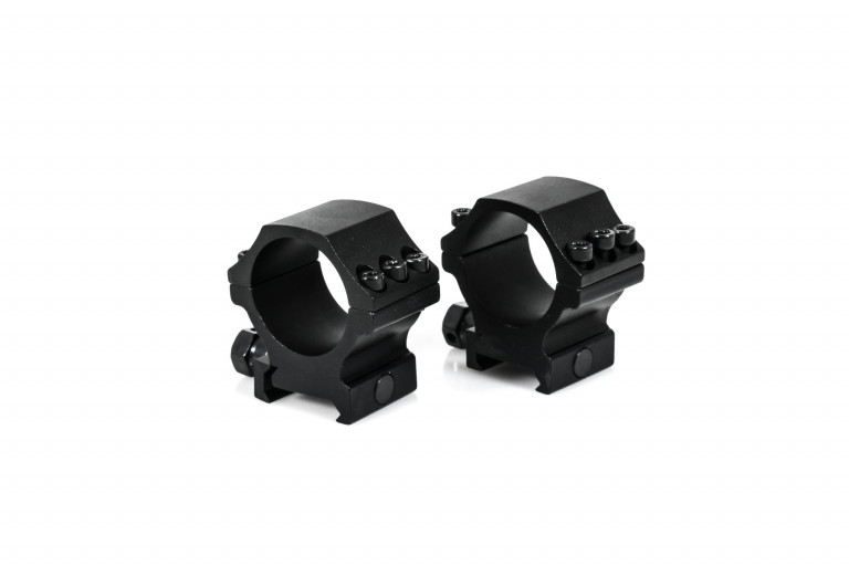 WULF Xtreme Heavy-Duty 30mm Medium 6 Screw Picatinny Rings