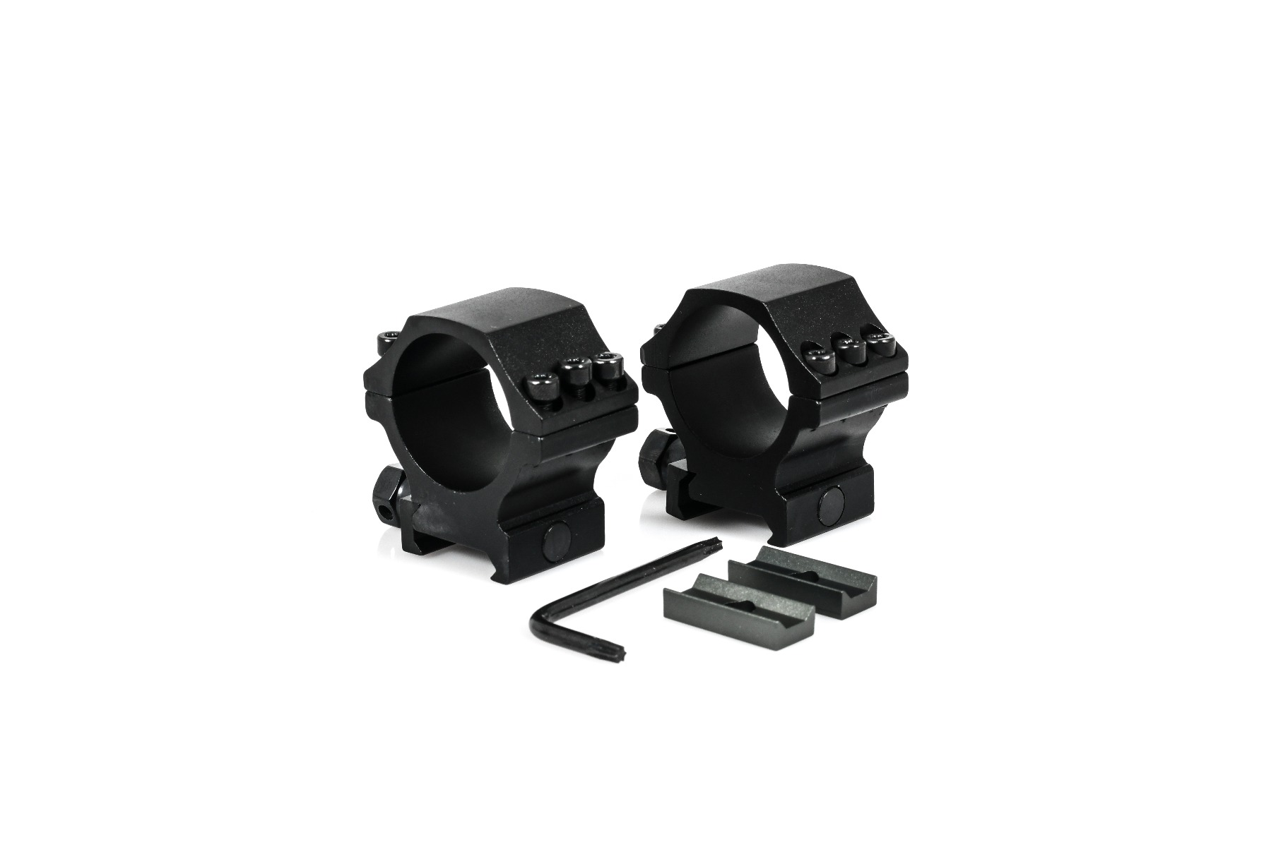 WULF Xtreme Heavy-Duty 30mm Medium 6 Screw Picatinny Rings