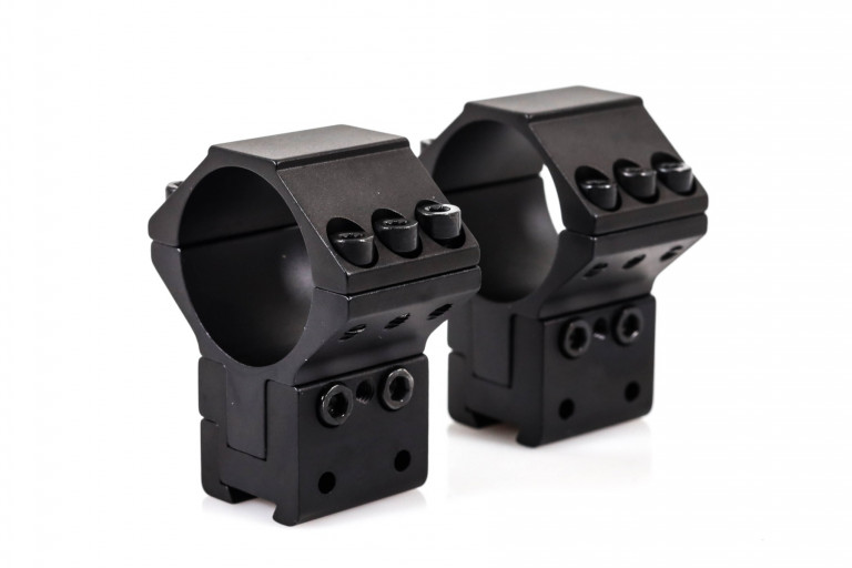 WULF 30mm 40 MOA Adjustable 6 Screw 9-11mm 2 Piece Dovetails Rings