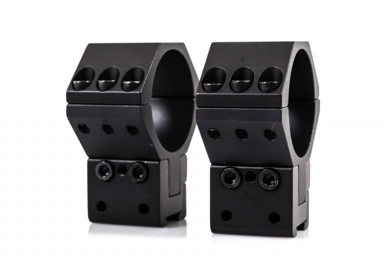 WULF 34mm 40 MOA Adjustable 6 Screw 9-11mm 2 Piece Dovetails Rings