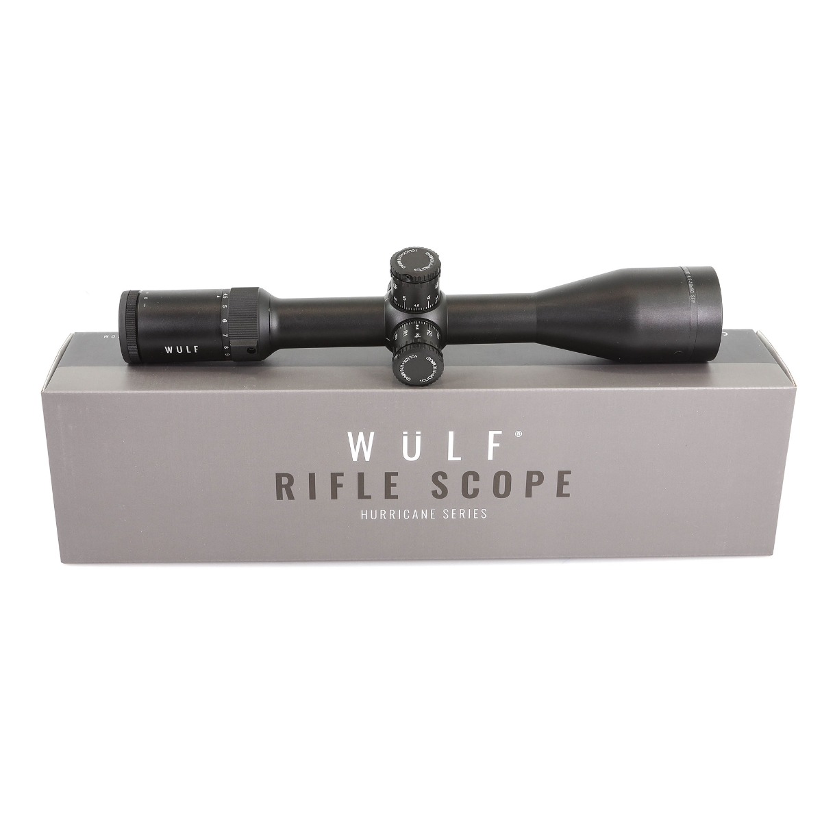 WIN A: WULF Hurricane Lite 4.5-18x50 SFP Non Illum Half Mildot SF (30mm) Tactical 0.1 MRAD Rifle Scope w/ Weaver Rings
