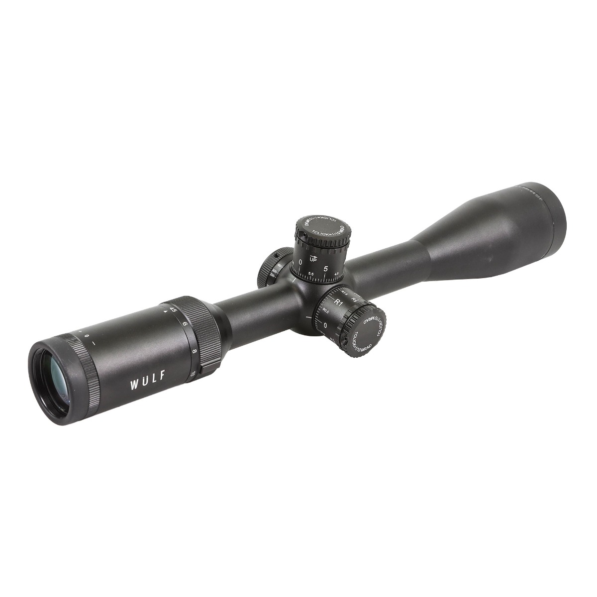 WIN A: WULF Lightning 4.5-18x44 SFP Non Illuminated Half Mildot Side Focus (1 inch) Tactical 0.1 MRAD Rifle Scope w/ 9-11mm Rings
