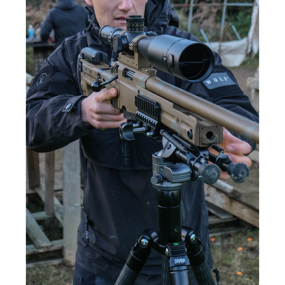 WIN A: *NEW* WULF RAPTOR Carbon Fibre Tripod Shooting System w/ Ball Head, Gun Clamp and Arca Adapter Kit