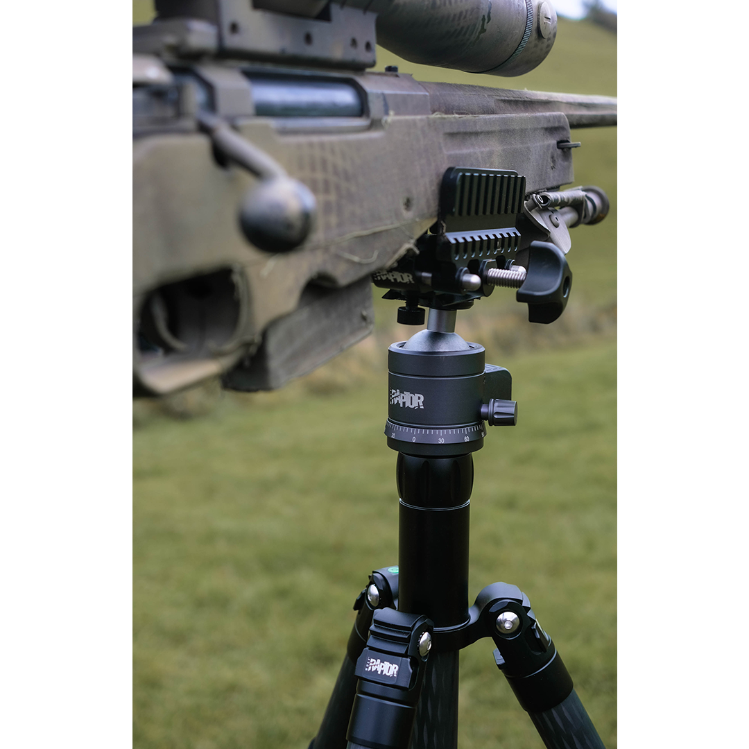 WIN A: *NEW* WULF RAPTOR Carbon Fibre Tripod Shooting System w/ Ball Head, Gun Clamp and Arca Adapter Kit