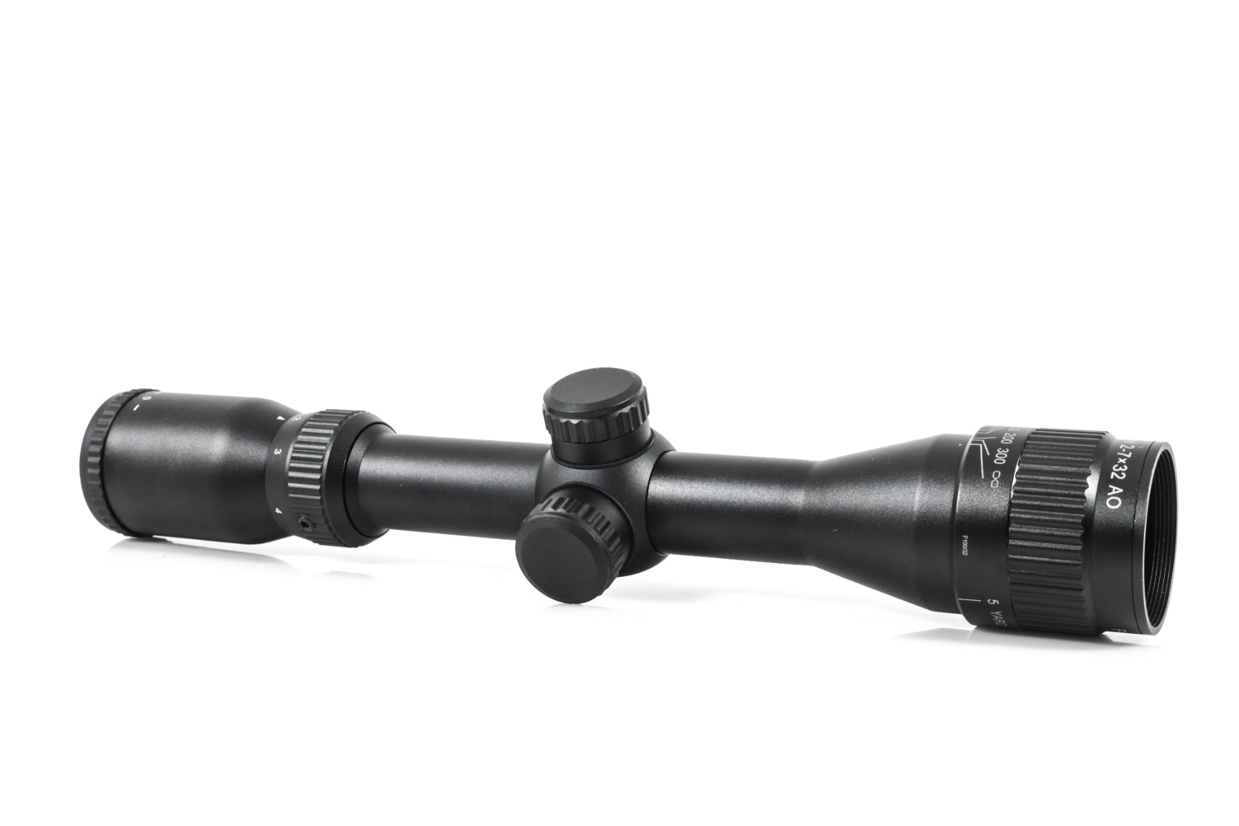 WIN A: WULF Fireball 2-7x32 SFP Adjustable Objective 5 Yards Minimum Half Mil-Dot Reticle 0.1 MRAD Clicks Rifle Scope w/ Dovetail Mounts #243