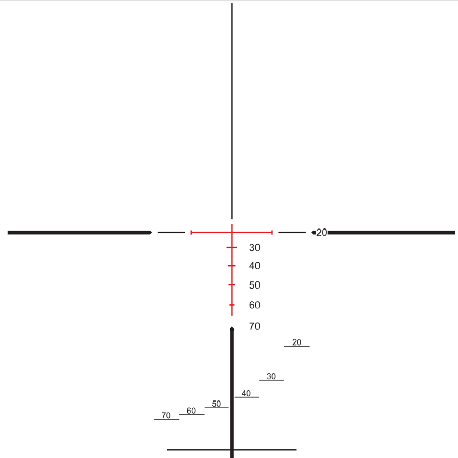 Hawke 3x32 XB SR Illuminated Crossbow Scope