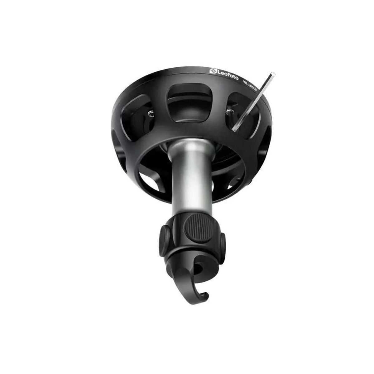 Leofoto YB-100SP Summit 100mm x 100mm 3/8 inch Thread Short Handle Levelling Base with Platform