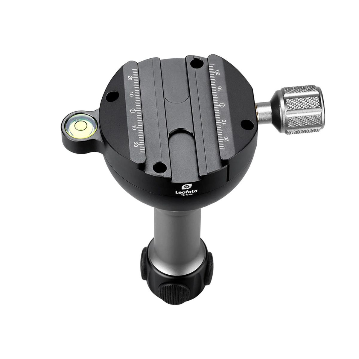 Leofoto YB-75MK Medium Handle 75mm Levelling Base with Platform and Clamp