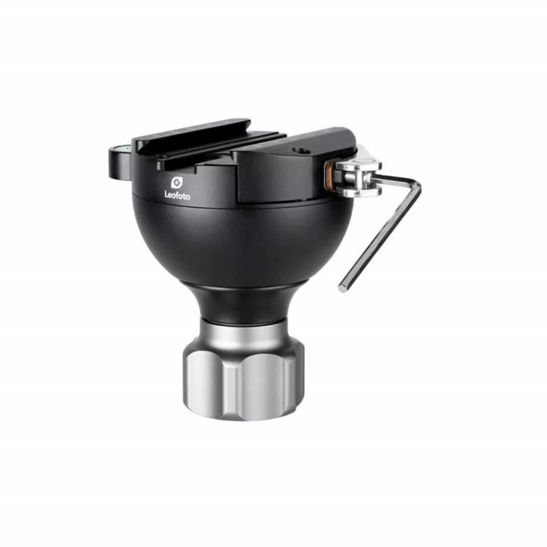 Leofoto YB-75SC Summit Short Handle 75mm Levelling Base with Platform and Clamp