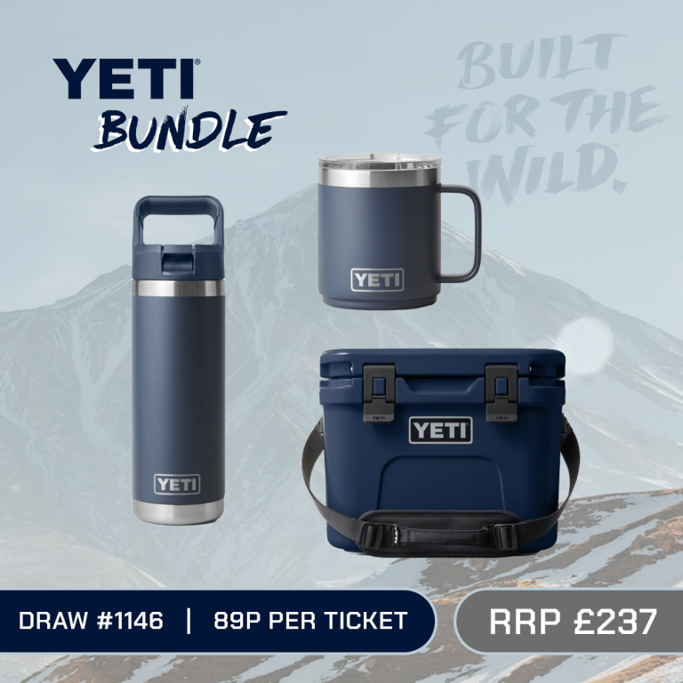 WIN A BUNDLE: YETI Roadie 15 Cool Box, YETI (295ml) Stackable Mug & YETI Rambler (532ml) Drinks Bottle