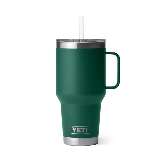 YETI Rambler 35 oz Straw Mug – Black Forest Green