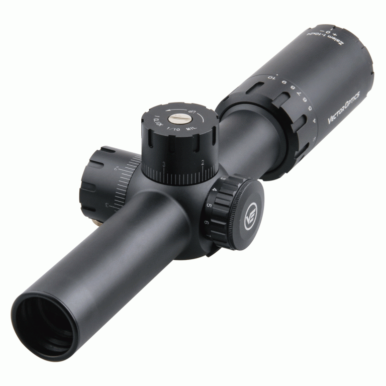 Vector Zalem 1-10x24 SFP 0.1 MRAD Illuminated VET-10BDC Rifle Scope