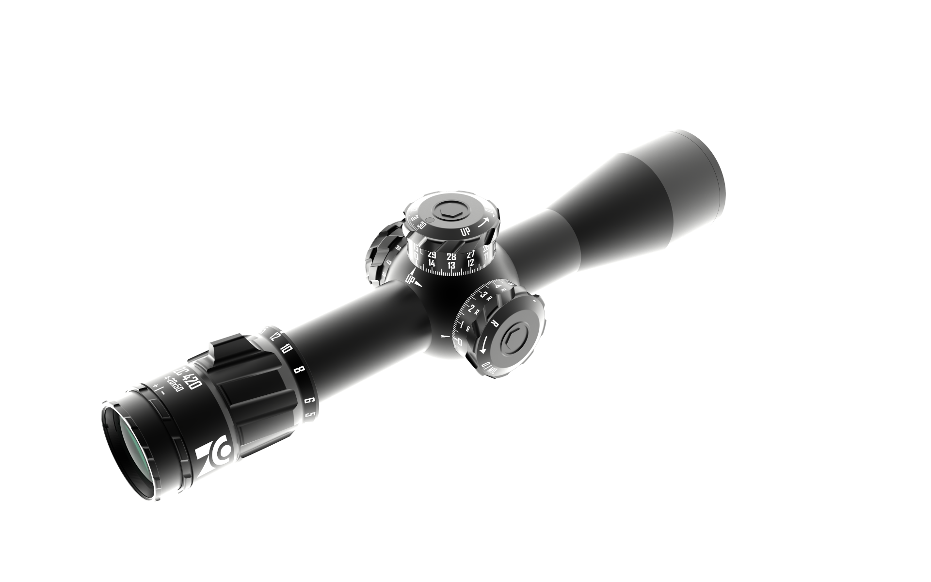 Zero Compromise Optic (ZCO) ZC420 4-20X50 FFP Illuminated MOA