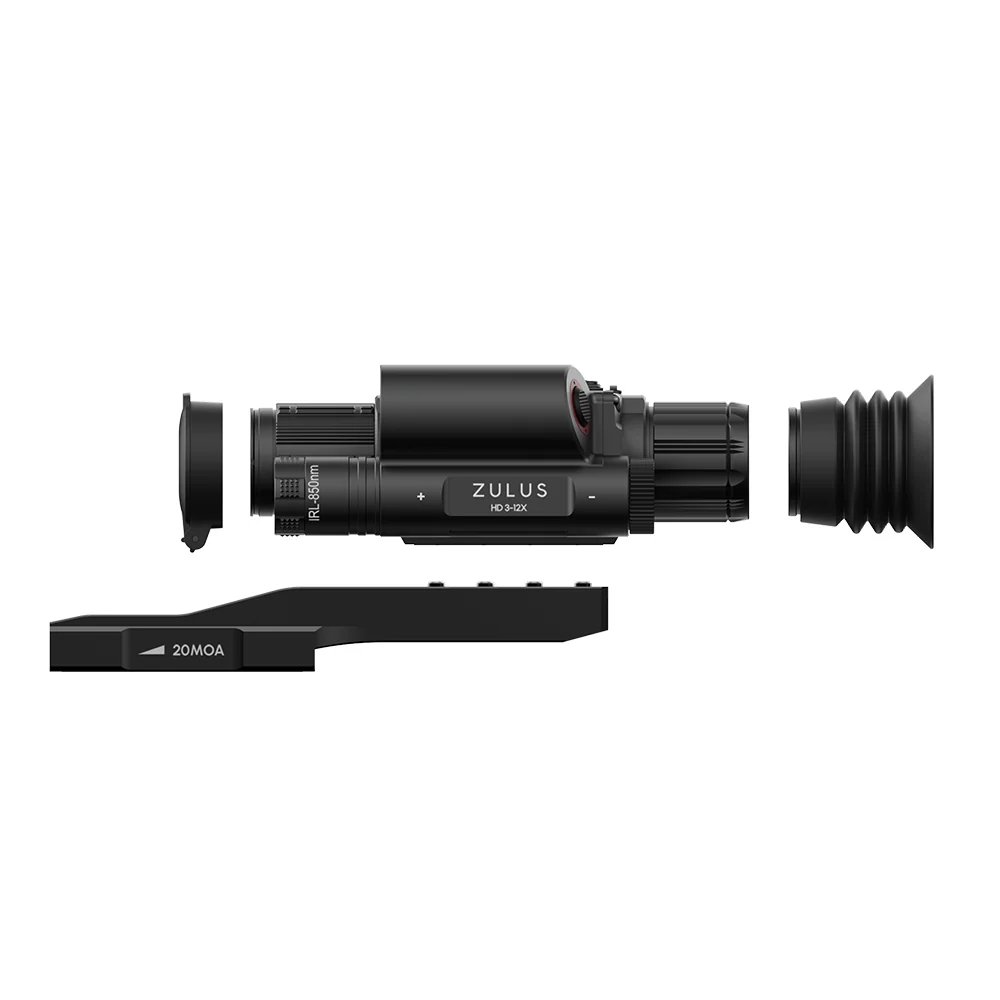 WIN A: DNT Optics ZULUS HD ZHD312R 3-12X Digital Night Vision Scope With LRF And Ballistic Calculator (Includes PM20L Picatinny Rail) 