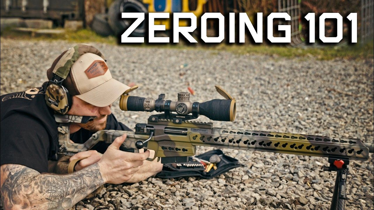 How To Zero Your Rifle Scope With Patch From Long Reach Tactical ...