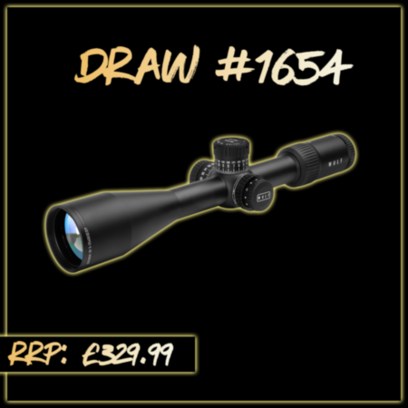 WIN A LOW ODDS: WULF Defender 30 5-25x50 ED SFP IR W-MOA 4 0.25 MOA 30mm Rifle Scope