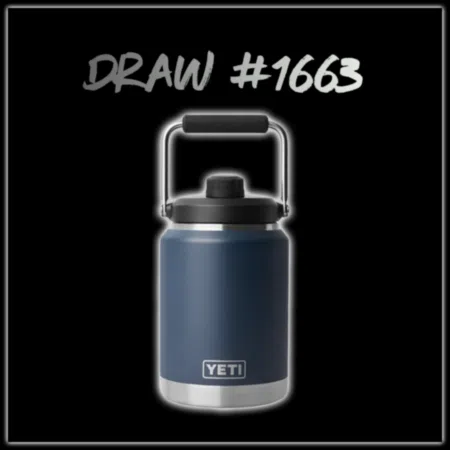 WIN A: YETI Rambler 0.5G Jug 2.0 Navy