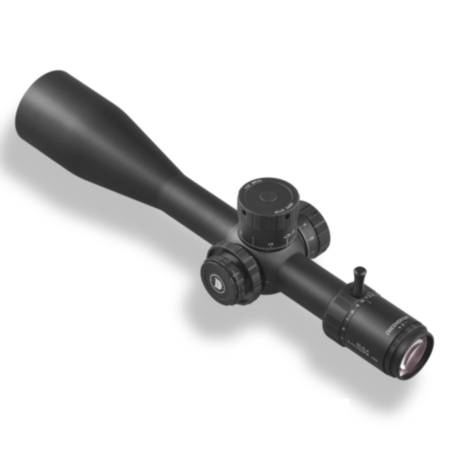 Discovery Optics ED ELR 5-40x56 FFP IR 1/20 MRAD SF Locking Turret Target Rifle Scope – Free Picatinny Mounts Included 