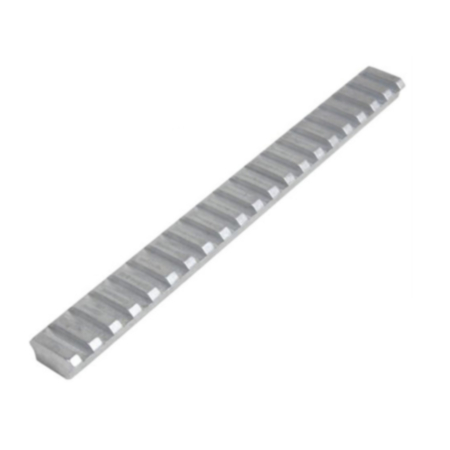 Recknagel 204mm Blank Steel Picatinny Rail (57050-0120)