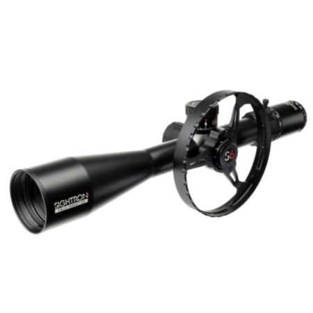 SIGHTRON S6 10-60x56 ED SFP illuminated Field Target Riflescope MH-FT Reticle + Garima Magnetic Wheel