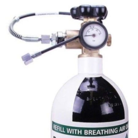 Best Fittings 3 Litre Steel 300BAR "Stumpy Jack" Airgun Charging Cylinder
