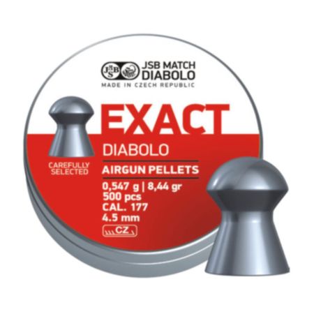 JSB Match Diablo Exact .177 4.50mm Pellets - 500 Pack