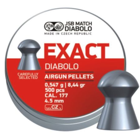 JSB Match Diablo Exact .177 4.53mm Pellets - 500 Pack