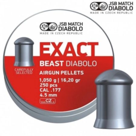 JSB Match Diabolo Exact Beast .177 4.52mm Pellets - 250 Pack