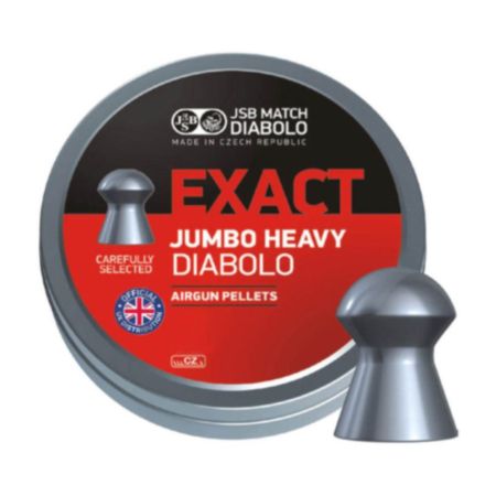 JSB Match Diabolo Exact Jumbo Heavy .22 5.53mm Pellets - 500 Pack
