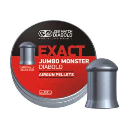 JSB Match Diabolo Exact Jumbo Monster Redesigned .22 5.52mm Pellets - 200 Pack