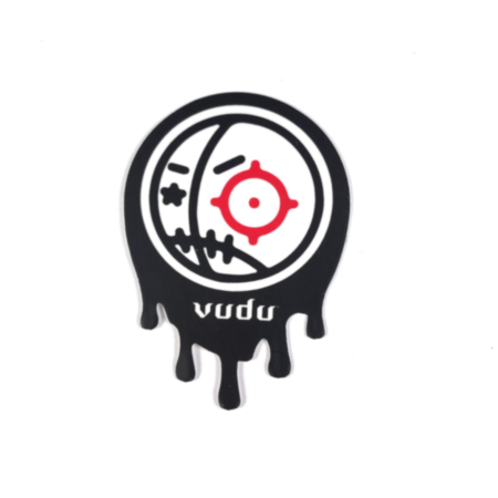EOTech Vudu Mascot Sticker - Grey/White/Red