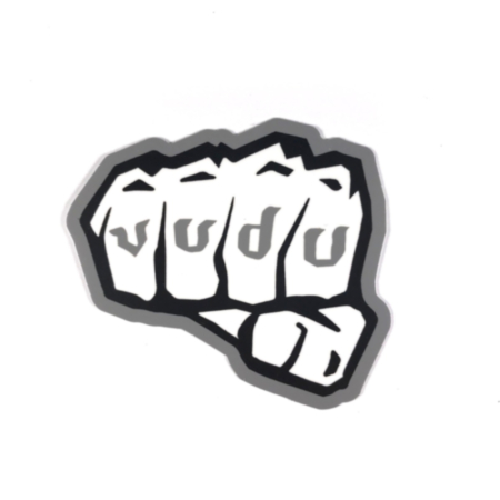 EOTech Vudu Fist Sticker - Grey/White