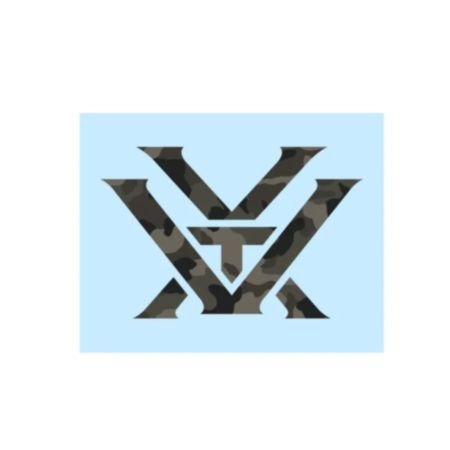 Vortex Camo Logo Decal - Green Camo