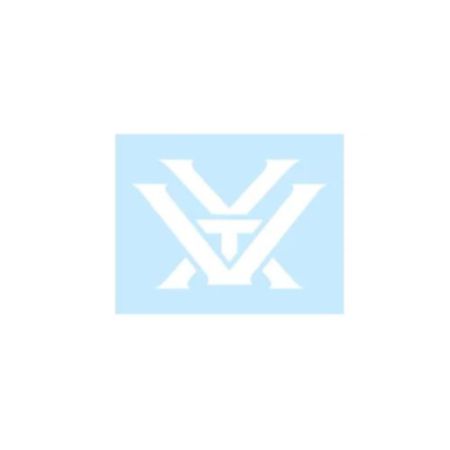 Vortex Logo Small Window Decal - White