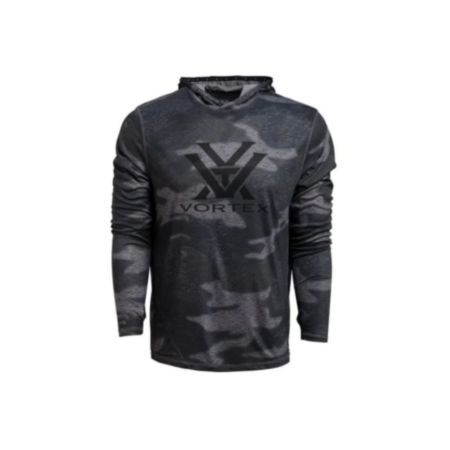 Vortex Men's Sun Slayer Hoodie - Black Camo - Large