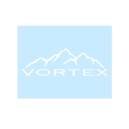 Vortex Logo Small Window Decal - Blaze