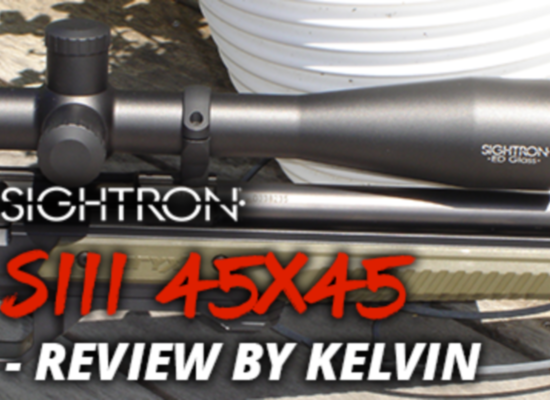 Sightron SIII 45x45 SFP ED SF TD Non-IR Rifle Scope Review - Kelvin