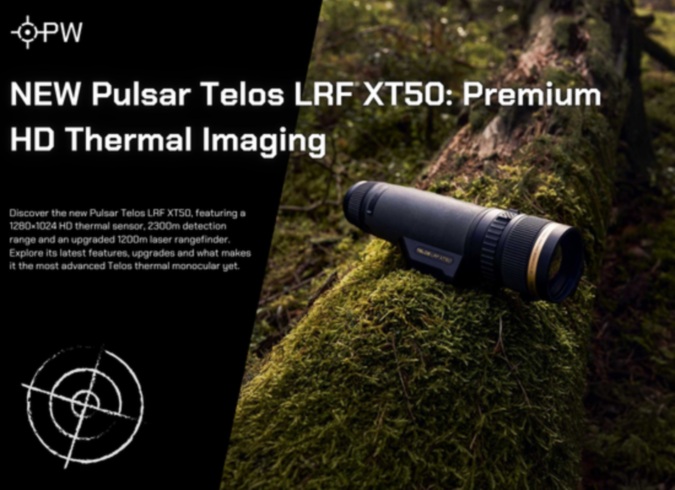 NEW Pulsar Telos LRF XT50: Premium HD Thermal Imaging Comes to the Telos Range