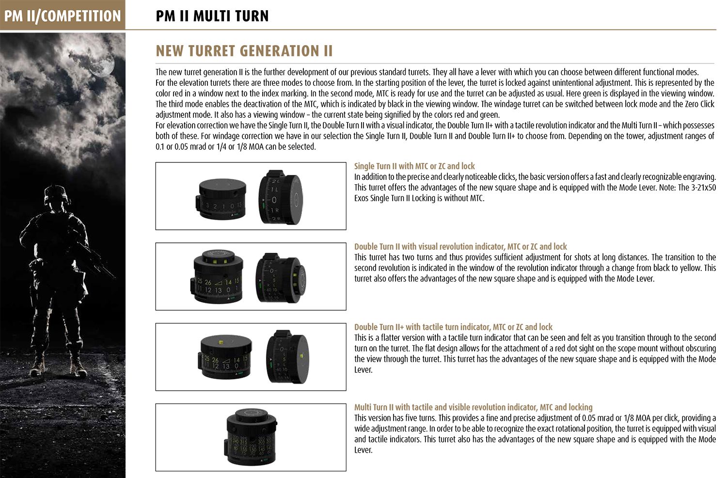 Schmidt & Bender: New Turret Gen II Defined