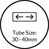 Long Range Tube Size