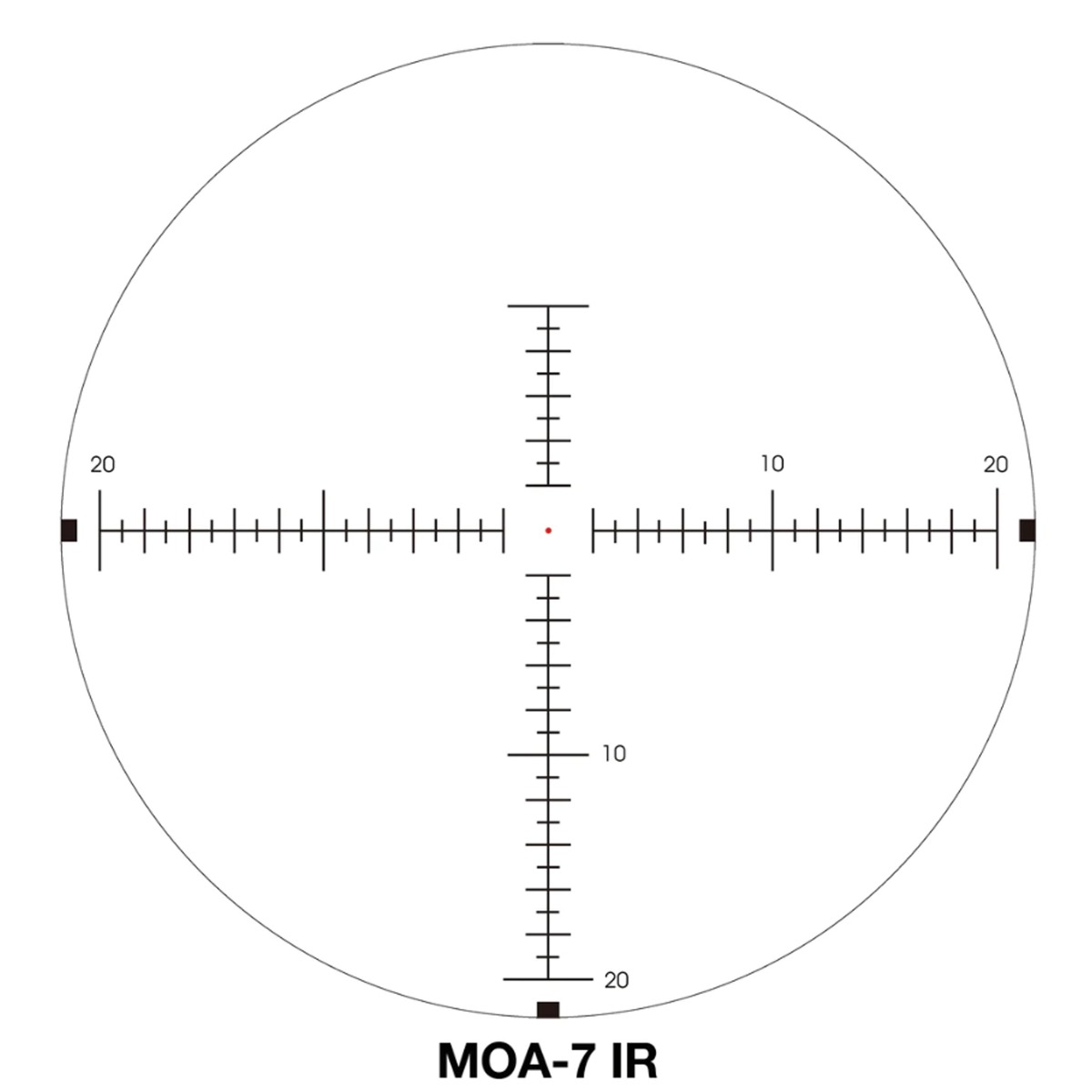 MOA-7 IR reticle