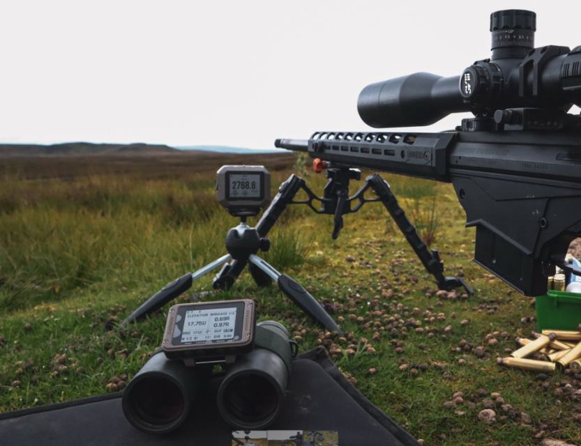 Delta Titanium RF binoculars in use